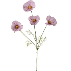 Kunstig Blomst - Cosmos, 60 cm. LYSERØD