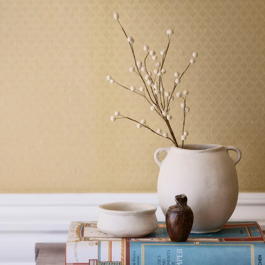 Kunstig blomst fra Bungalow - Ilix Berry Branch - Off-white