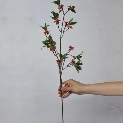 Kunstig blomst fra Bungalow - Ixora Scarlet