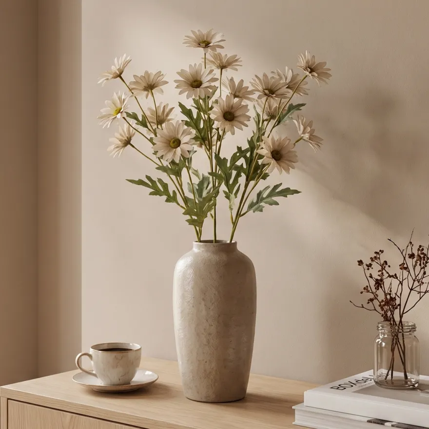 Kunstig blomst fra Bungalow - Marguerite Cashmere