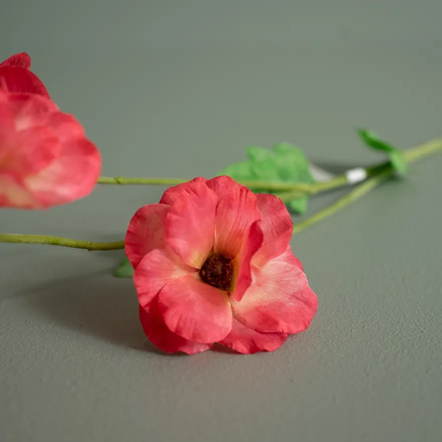 Kunstig Blomst - Japansk Ranunkel, 62 cm. PINK