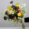 Kunstig Blomst - Ranunkel, 50 cm. GUL