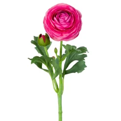 Kunstig Blomst - Ranunkel, 50 cm. PINK