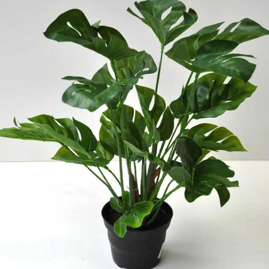 Kunstig plante - 30 cm. Monstera