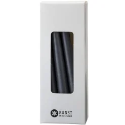 Kunstindustrien Juletræslys 12 cm. - Charcoal Grey Ø13mm