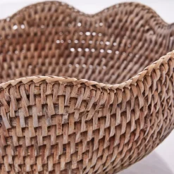Lene Bjerre Norah Brødkurv i Rattan - Natur (Ø30 cm)