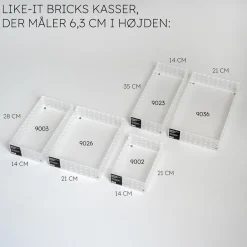 Like-It BRICKS opbevaringskasse - 9002