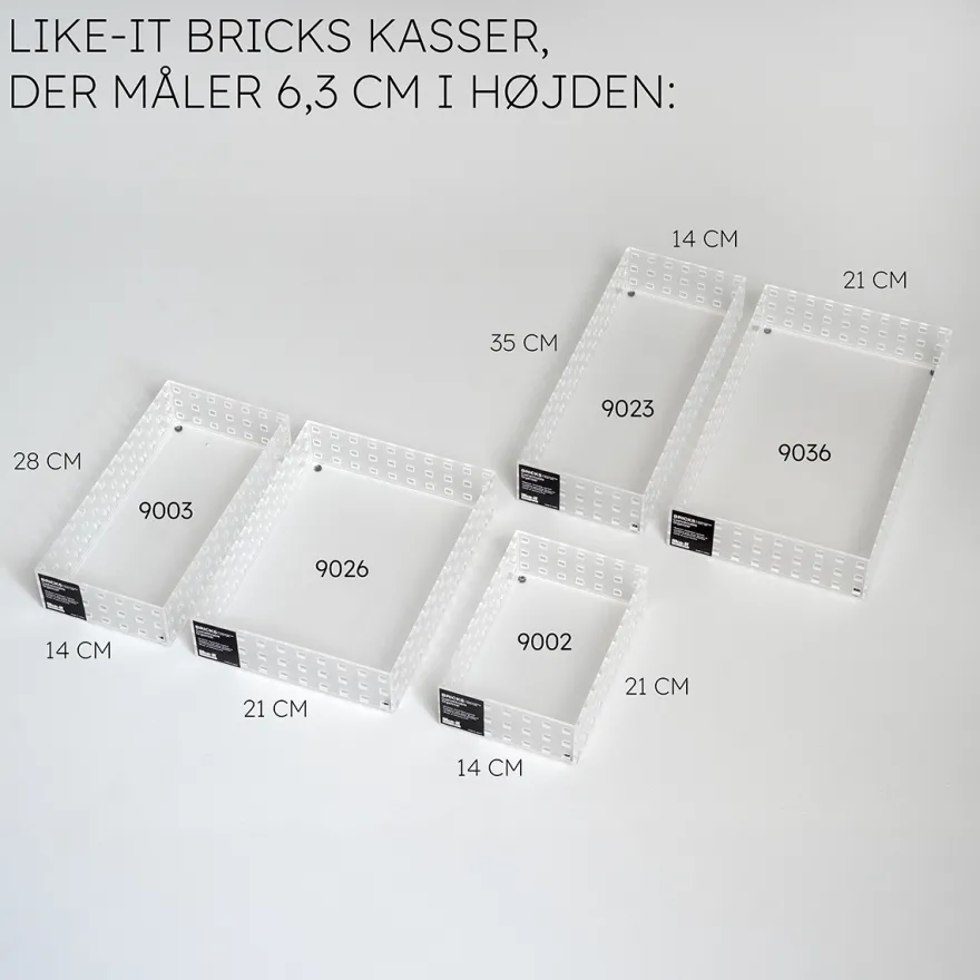 Like-It BRICKS opbevaringskasse - 9003