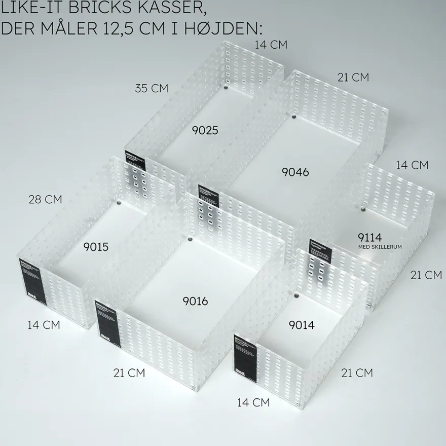 Like-It BRICKS opbevaringskasse - 9016