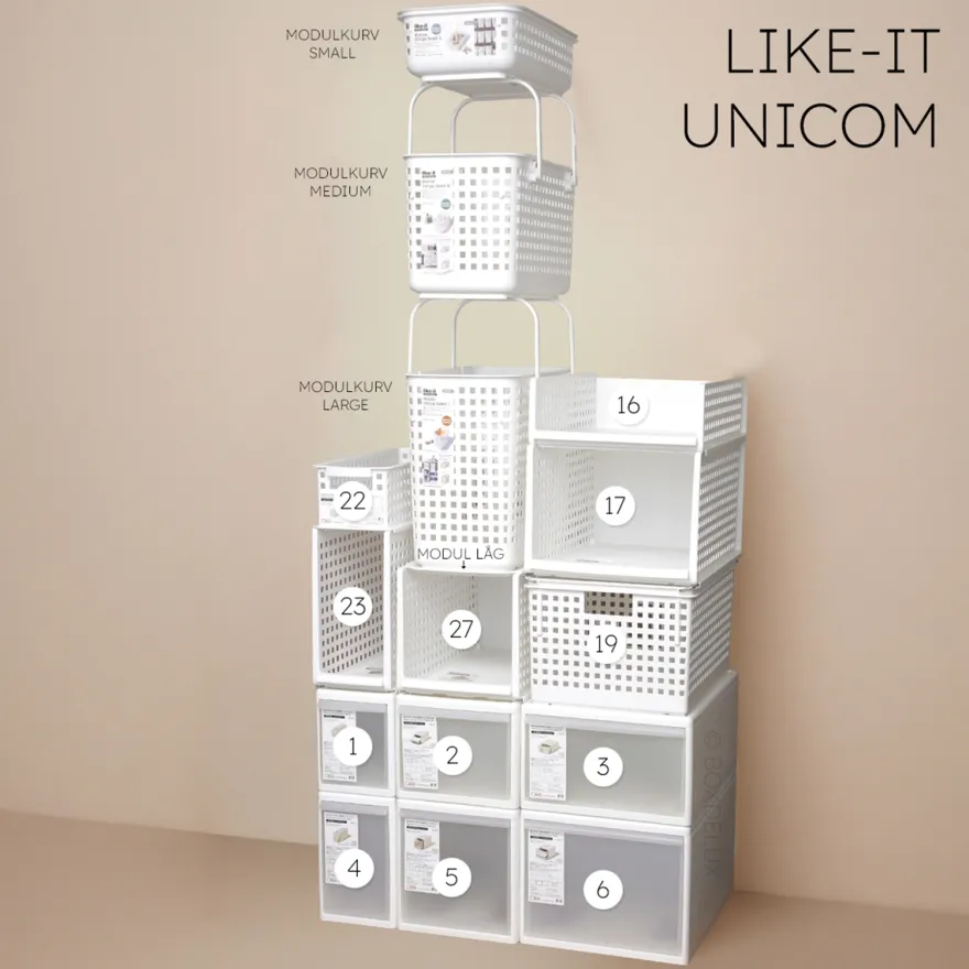 Like-it - Opbevaringsskuffe UNICOM - Str. 2