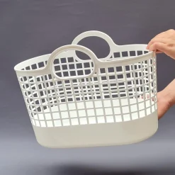 Like-It - Regitze Opbevaringskurv i hvid plast - Lille