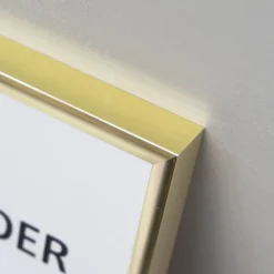 Lucca Push ramme til tegninger - SLIM - Shiny Gold