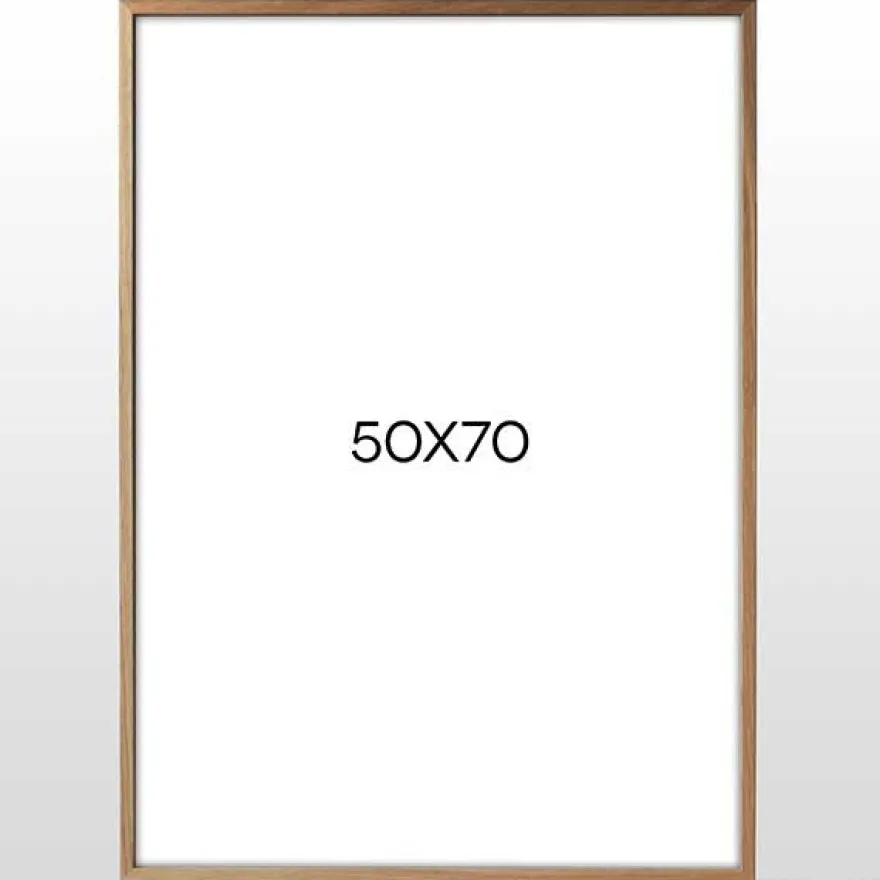 Lucca Træramme til 50x70 cm. plakater - Egetræ