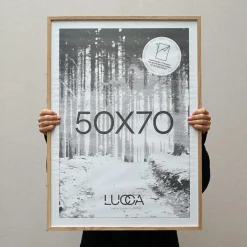 Lucca Træramme til 50x70 cm. plakater - Egetræ