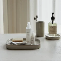 Meraki Cylinderformet beholder - Datura, Lysegrå