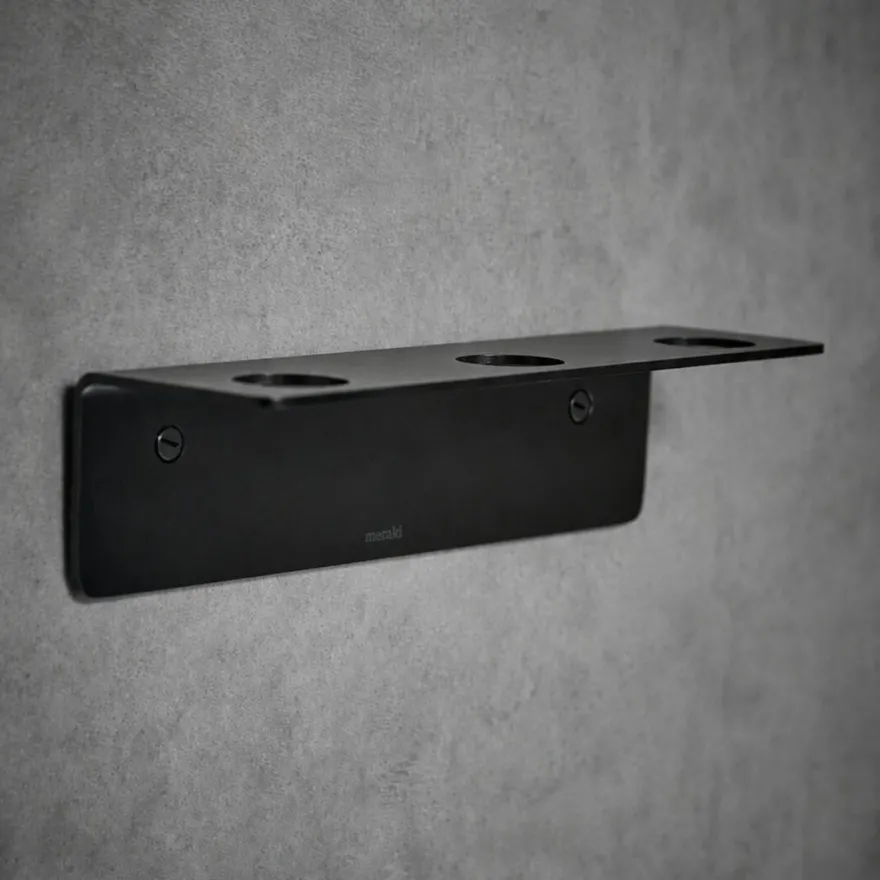 Meraki Flaskeholder til 3 flasker, Sort