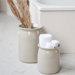 Meraki STOR Keramikvase - Shellish Grey - Stor H36 cm