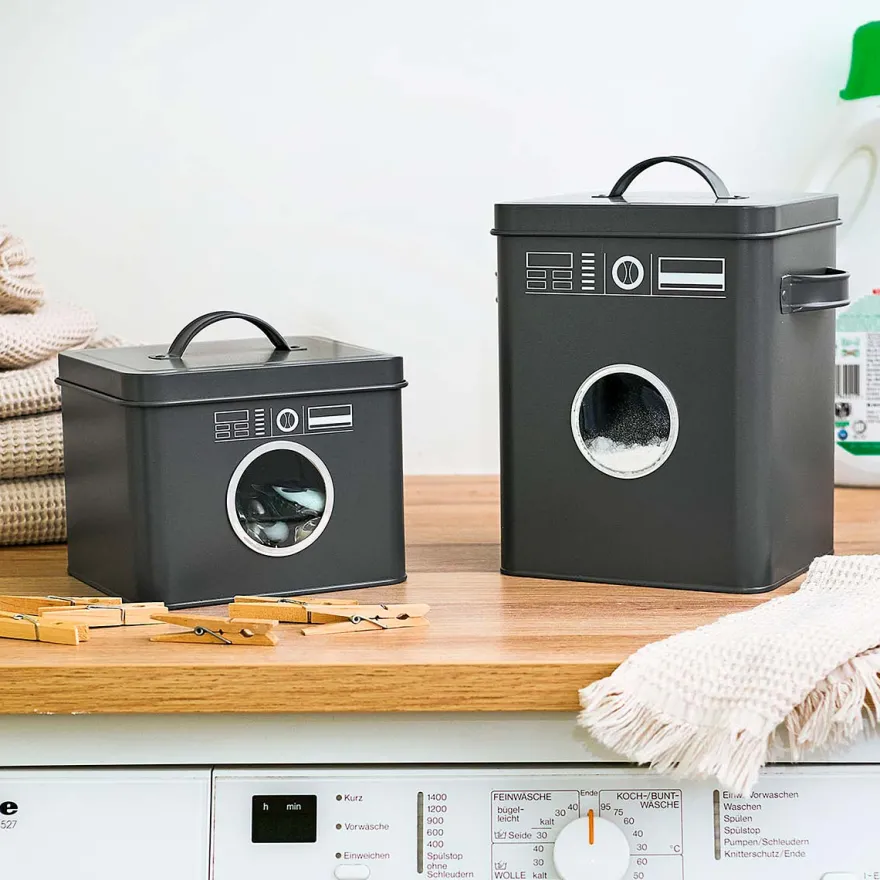 Metalbox til opbevaring af vaskepulver - Small