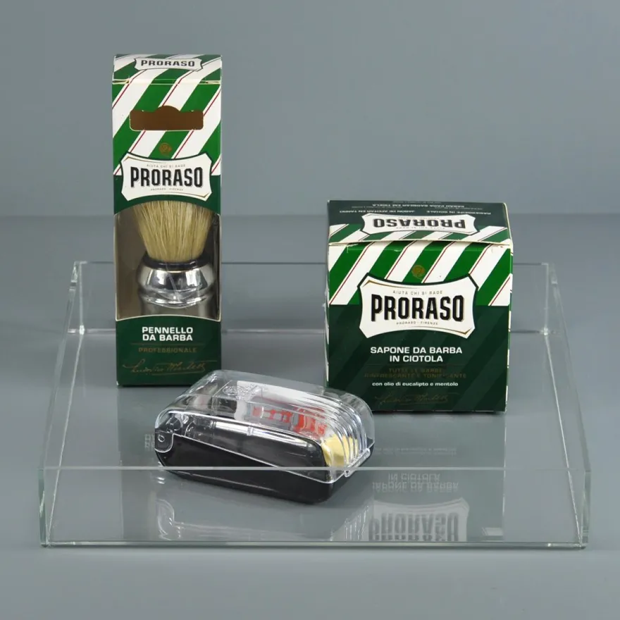 Modena bakke i akryl 20x20x4cm, kvadratisk - Medium