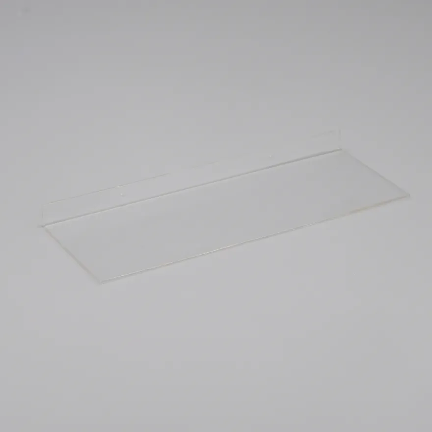 Modena hylde i klar akryl - 40x15 cm.