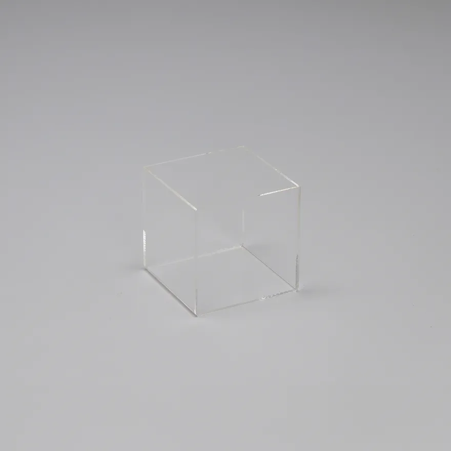 Modena kasse i akryl 12,5x12,5 cm - Medium, Kvadratisk