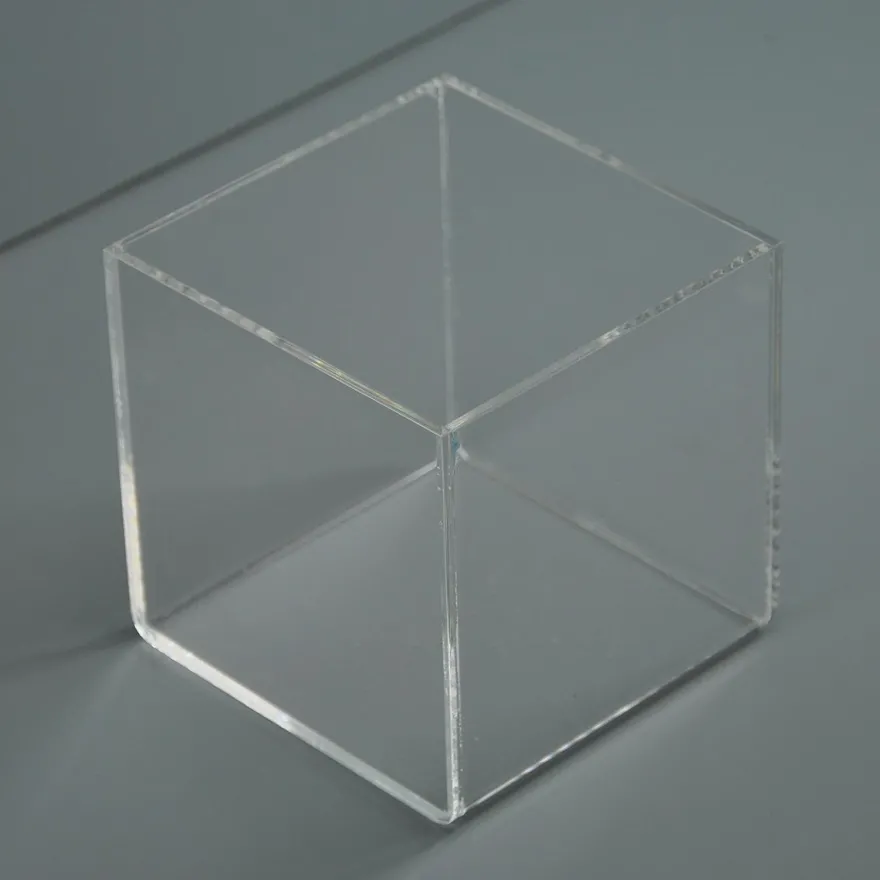 Modena kasse i akryl 10x10cm - Small, Kvadratisk