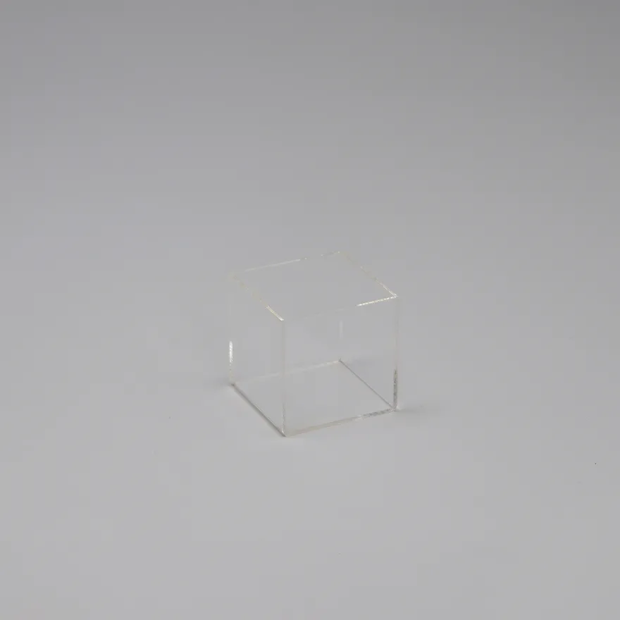 Modena kasse i akryl 10x10cm - Small, Kvadratisk