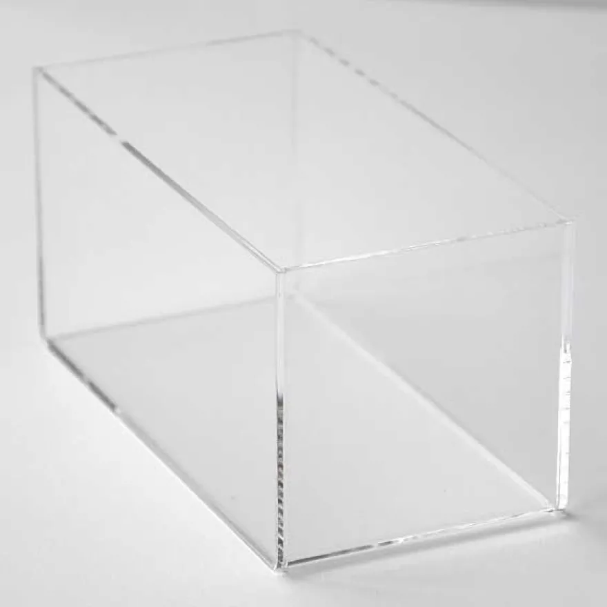 Modena kasse i akryl 12,5x25x12,5 - MEDIUM, rektangulær