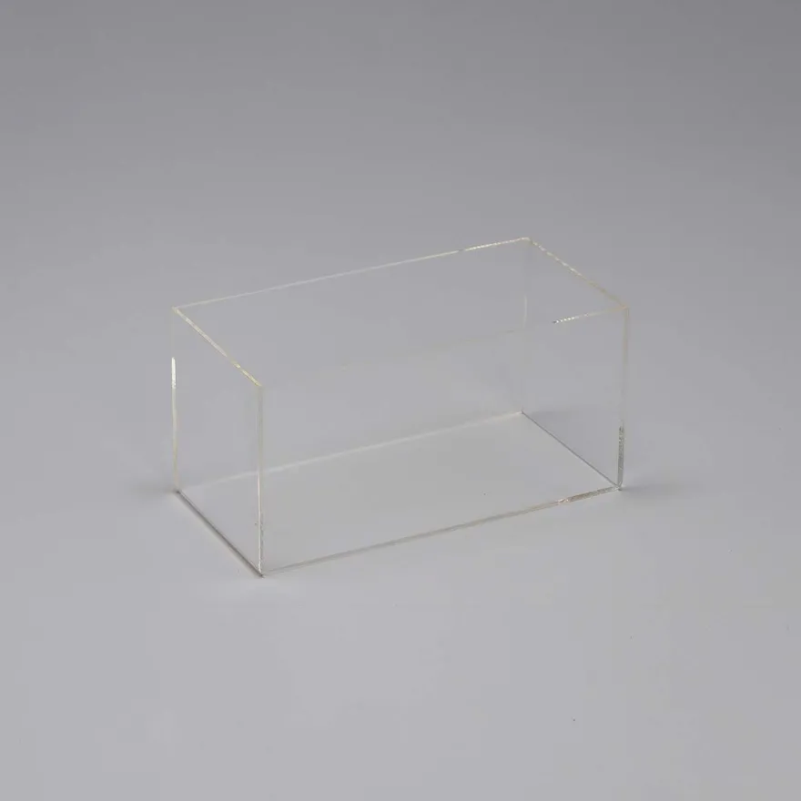 Modena kasse i akryl 12,5x25x12,5 - MEDIUM, rektangulær