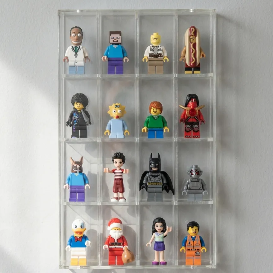 Modena minidisplay i klar akryl
