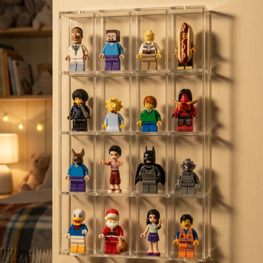 Modena minidisplay i klar akryl