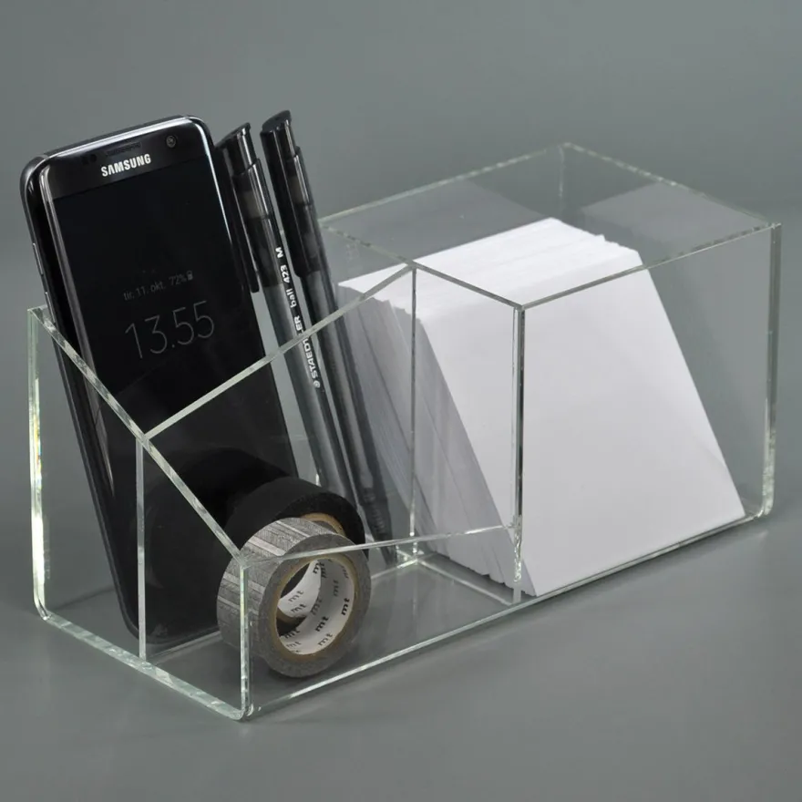 Modena Stationary box i klar akryl