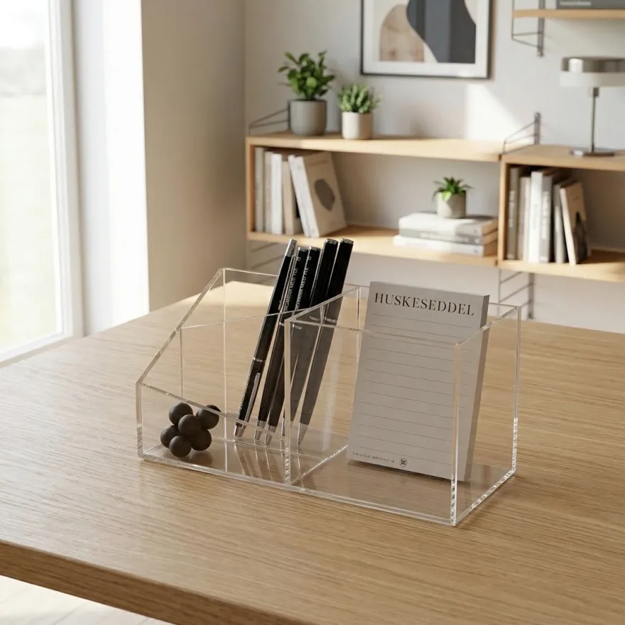 Modena Stationary box i klar akryl