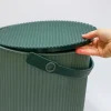 Omnioutil Plastikspand - Baked green - 8 liter