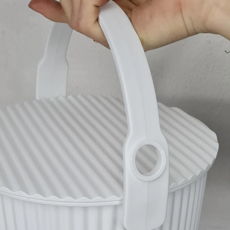 Omnioutil Plastikspand - Hvid. Mini 4 liter