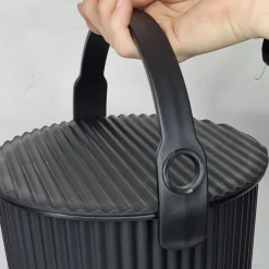 Omnioutil Plastikspand i Sort Mini 4 liter