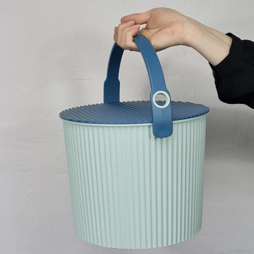 Omnioutil Plastikspand - Lyseblå 8 liter