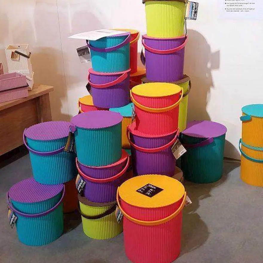 Omnioutil Plastikspand - Lyseblå 8 liter