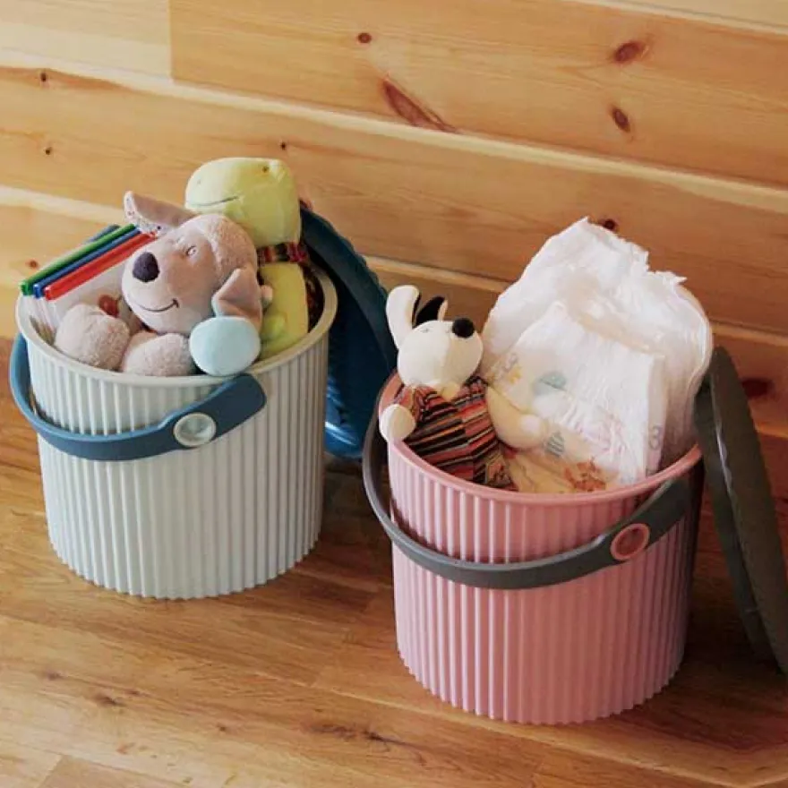 Omnioutil plastikspand lyserød 10 liter