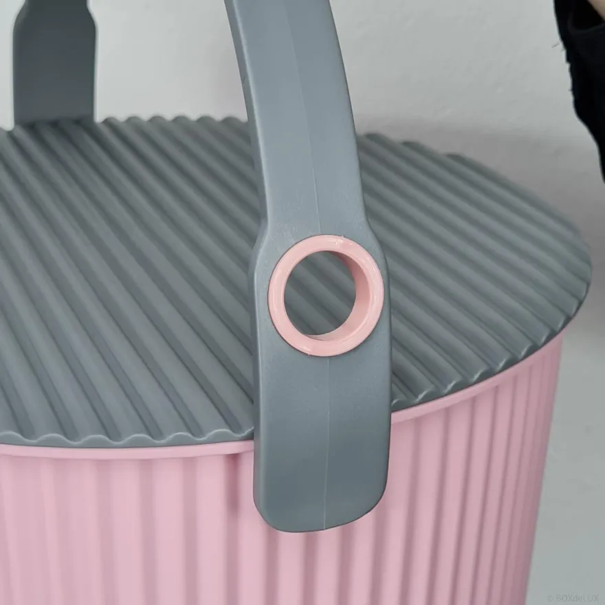 Omnioutil plastikspand lyserød 10 liter