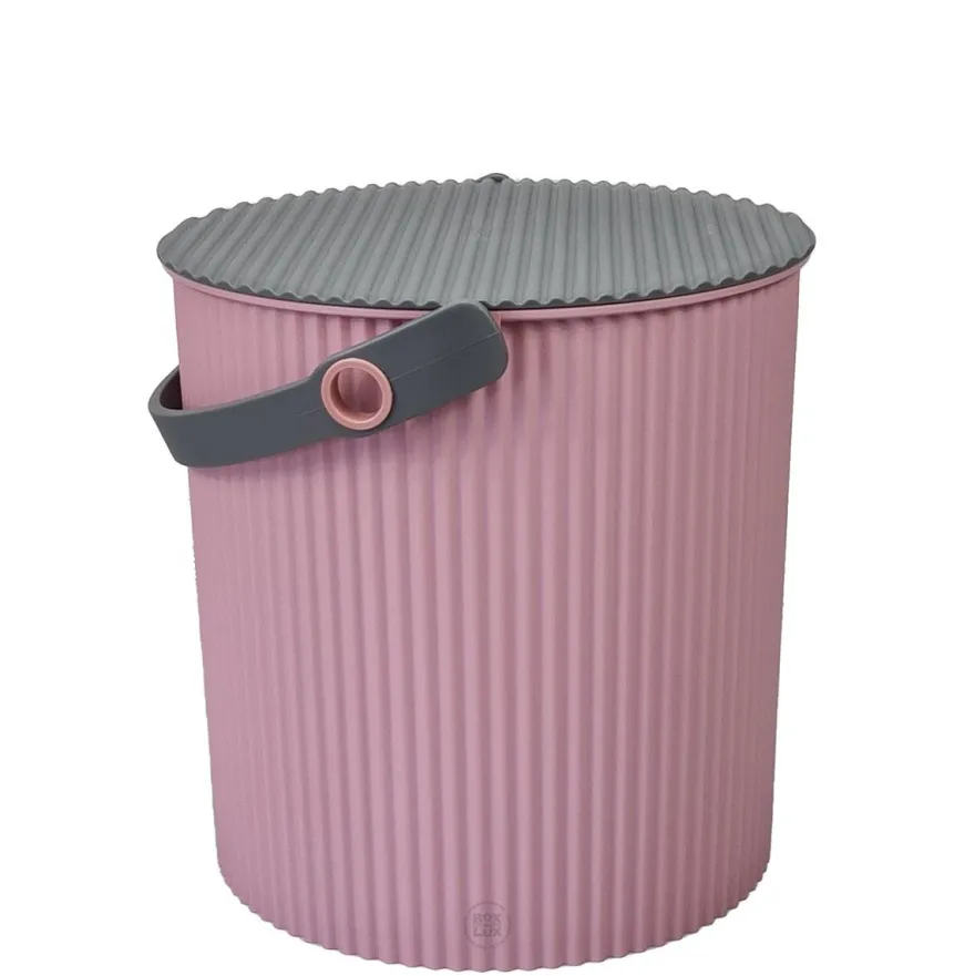 Omnioutil plastikspand lyserød 10 liter