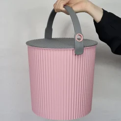 Omnioutil plastikspand lyserød 10 liter