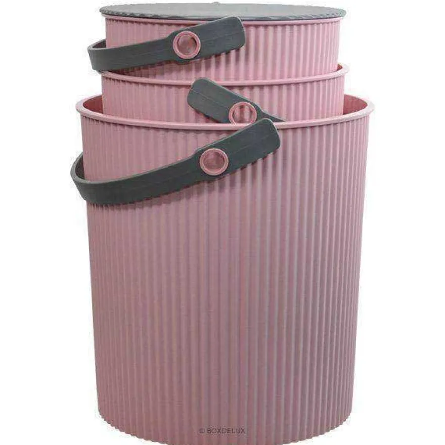 Omnioutil plastikspand lyserød 10 liter