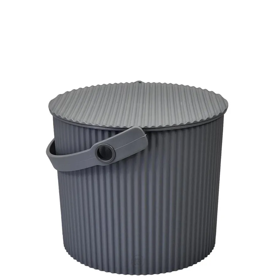 Omnioutil Plastikspand - Mørkegrå. 8 liter