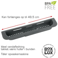 Organizer til køkkenvasken - Fino i grå