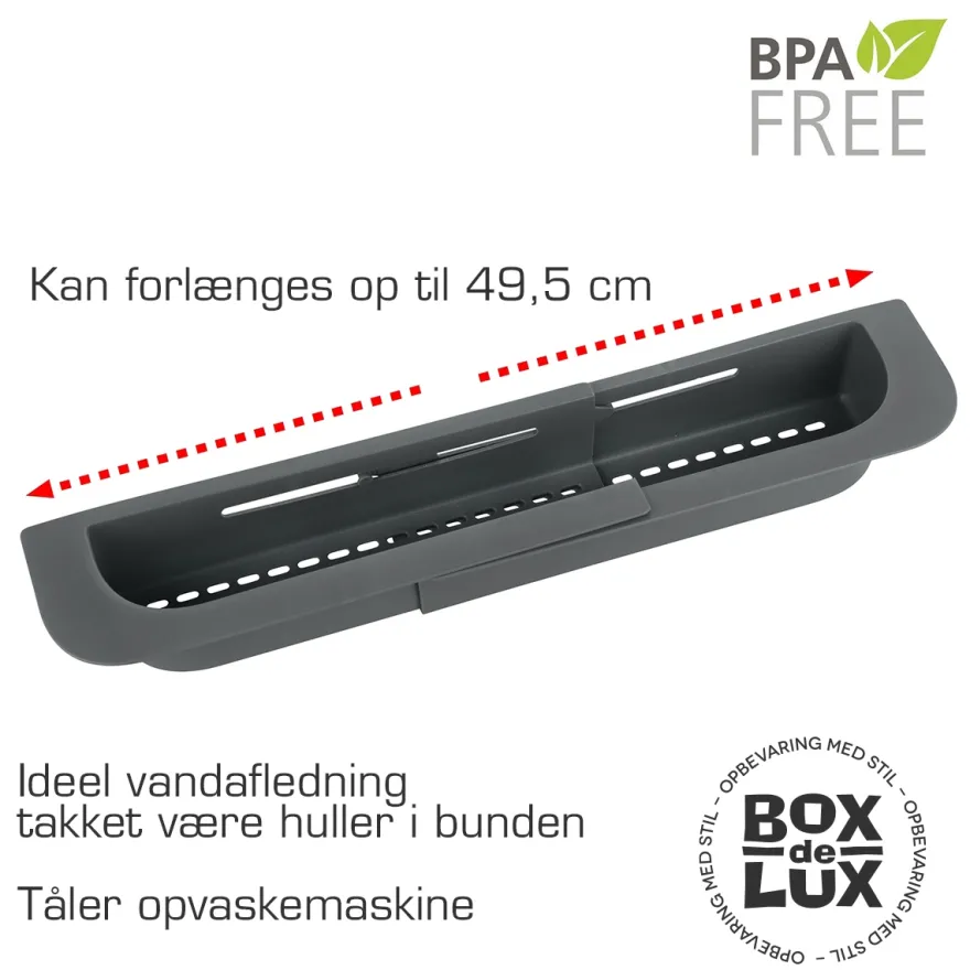 Organizer til køkkenvasken - Fino i grå