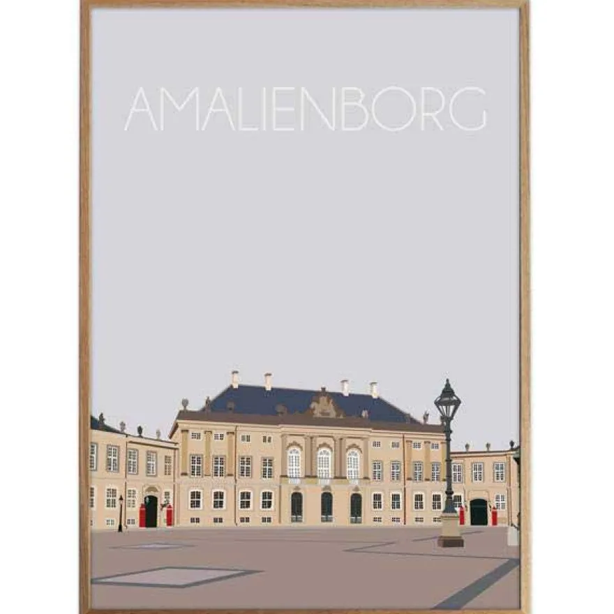 Plakat - Danmark - Amalienborg