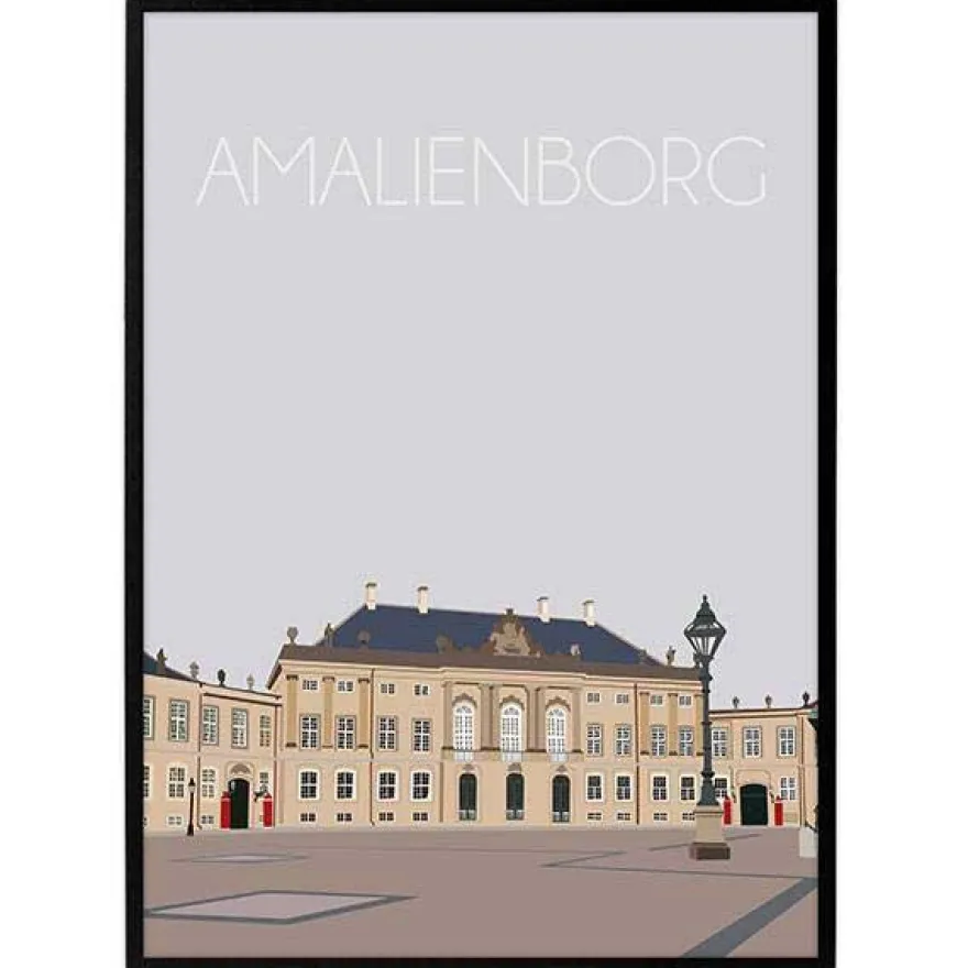 Plakat - Danmark - Amalienborg