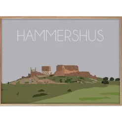 Plakat - Danmark - Hammershus