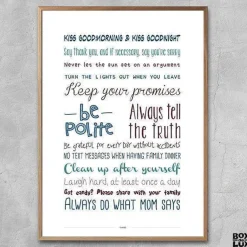 Plakat - Houserules, colors